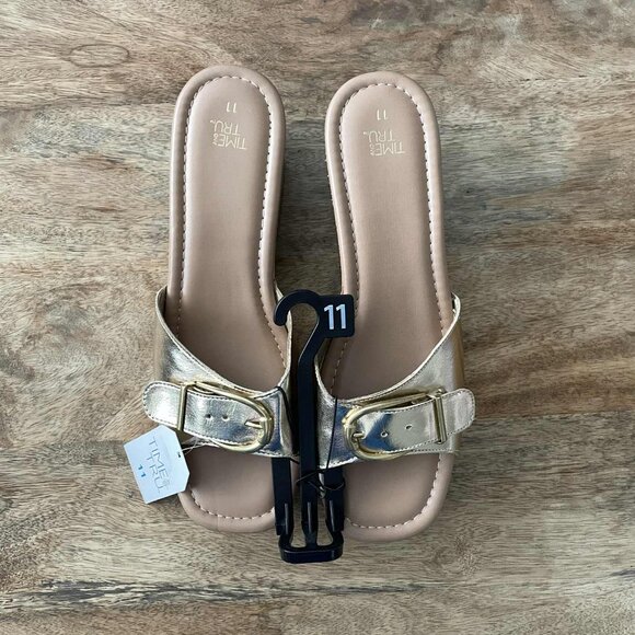 NEW 11 Women's Cork Platform Sandals - Picture 4 of 7